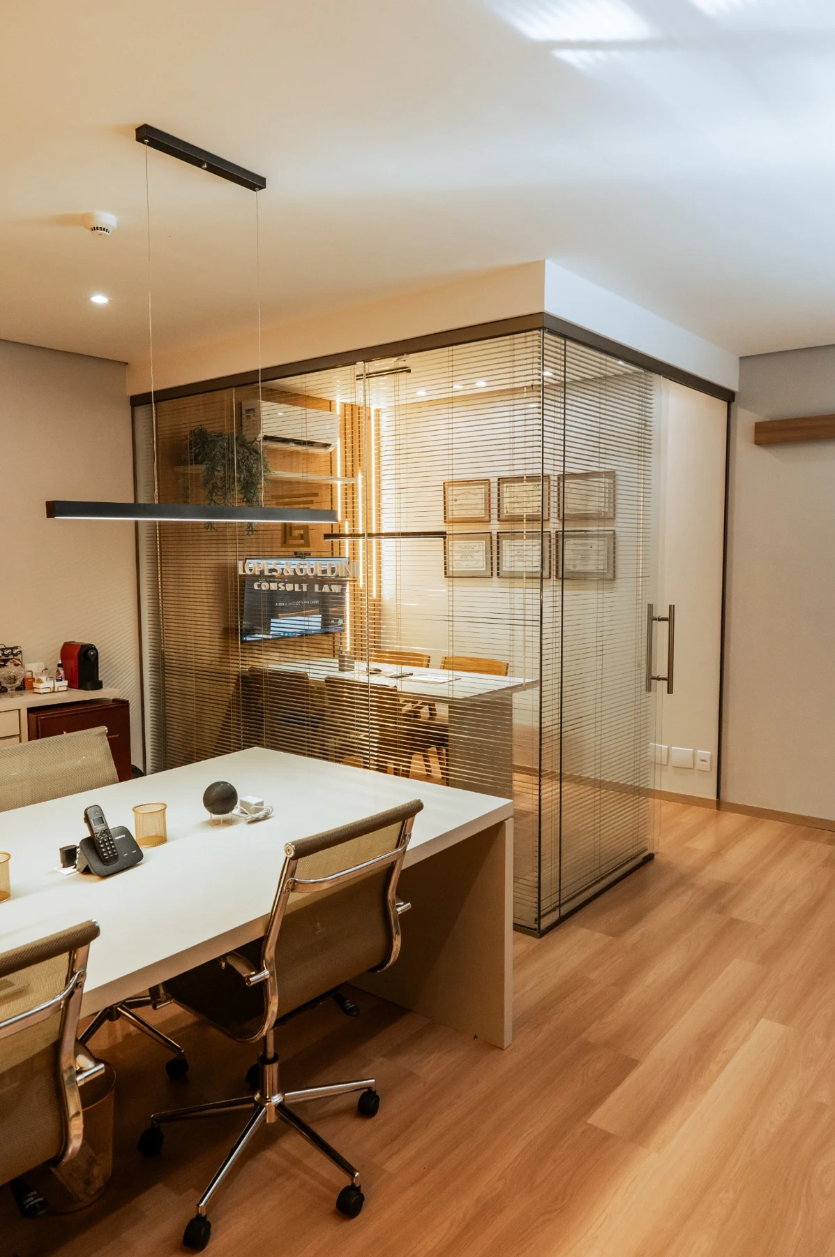 Espaço interno do escritório em Bauru